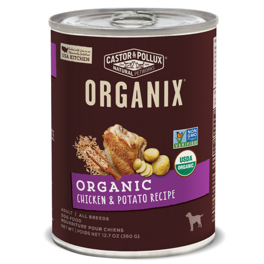Castor and Pollux Organix Chicken And Potato Formula Canned Dog Food