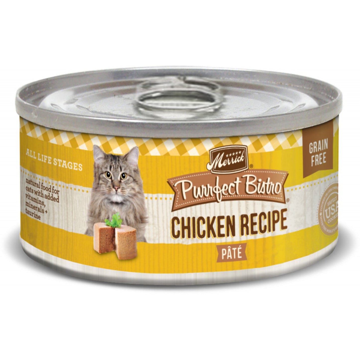 Merrick Purrfect Bistro Chicken Pate Grain Free Canned Cat Food