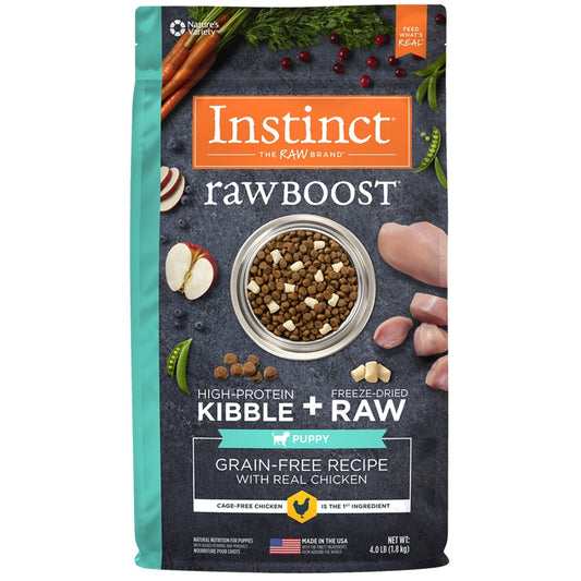 Instinct Raw Boost Puppy Grain Free Recipe with Real Chicken Natural Dry Dog Food