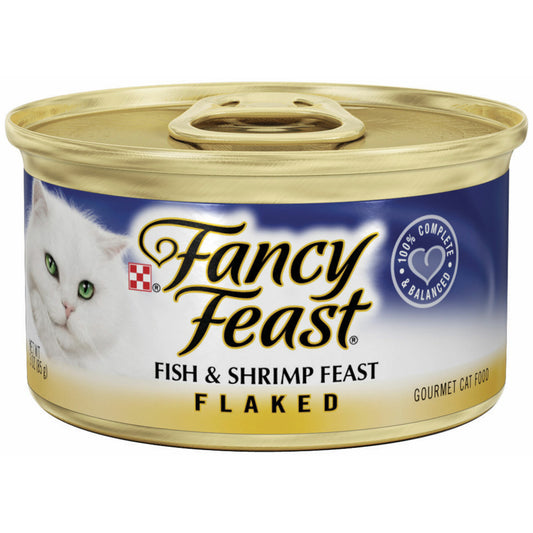 Fancy Feast Flaked Fish and Shrimp Canned Cat Food