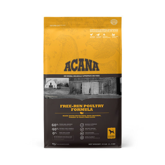 ACANA Free Run Poultry Formula Grain Free Dry Dog Food