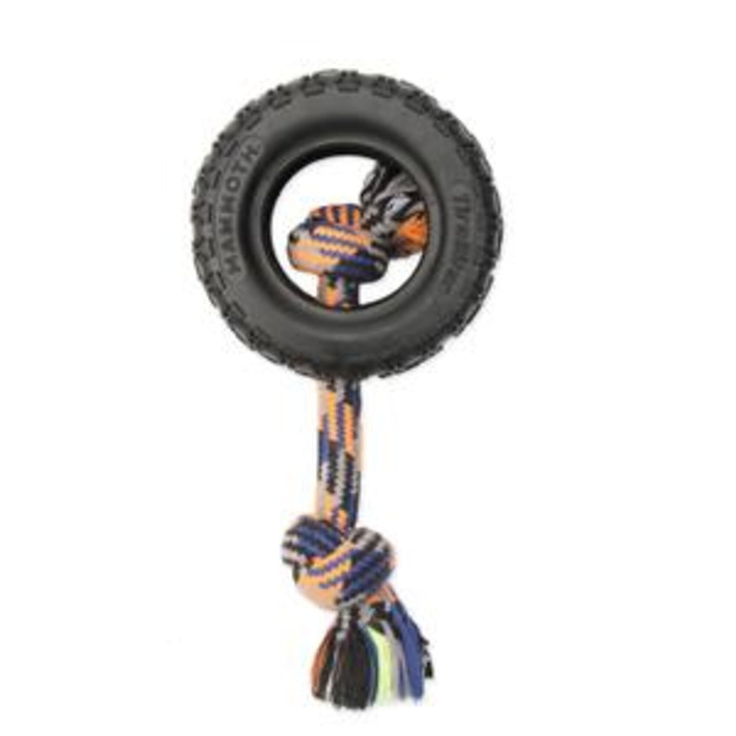 Mammoth TireBiter Tires with Rope Dog Toys