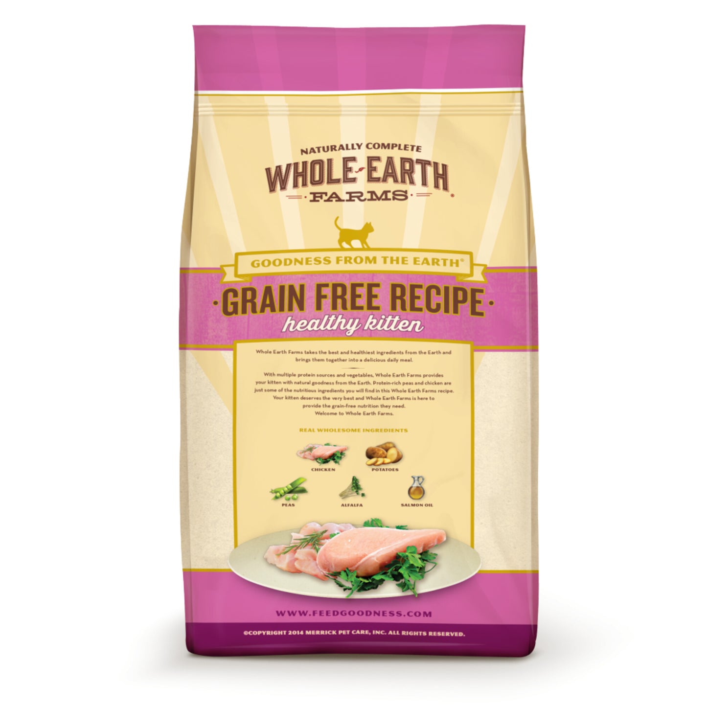 Whole Earth Farms Grain Free Kitten Recipe Dry Cat Food