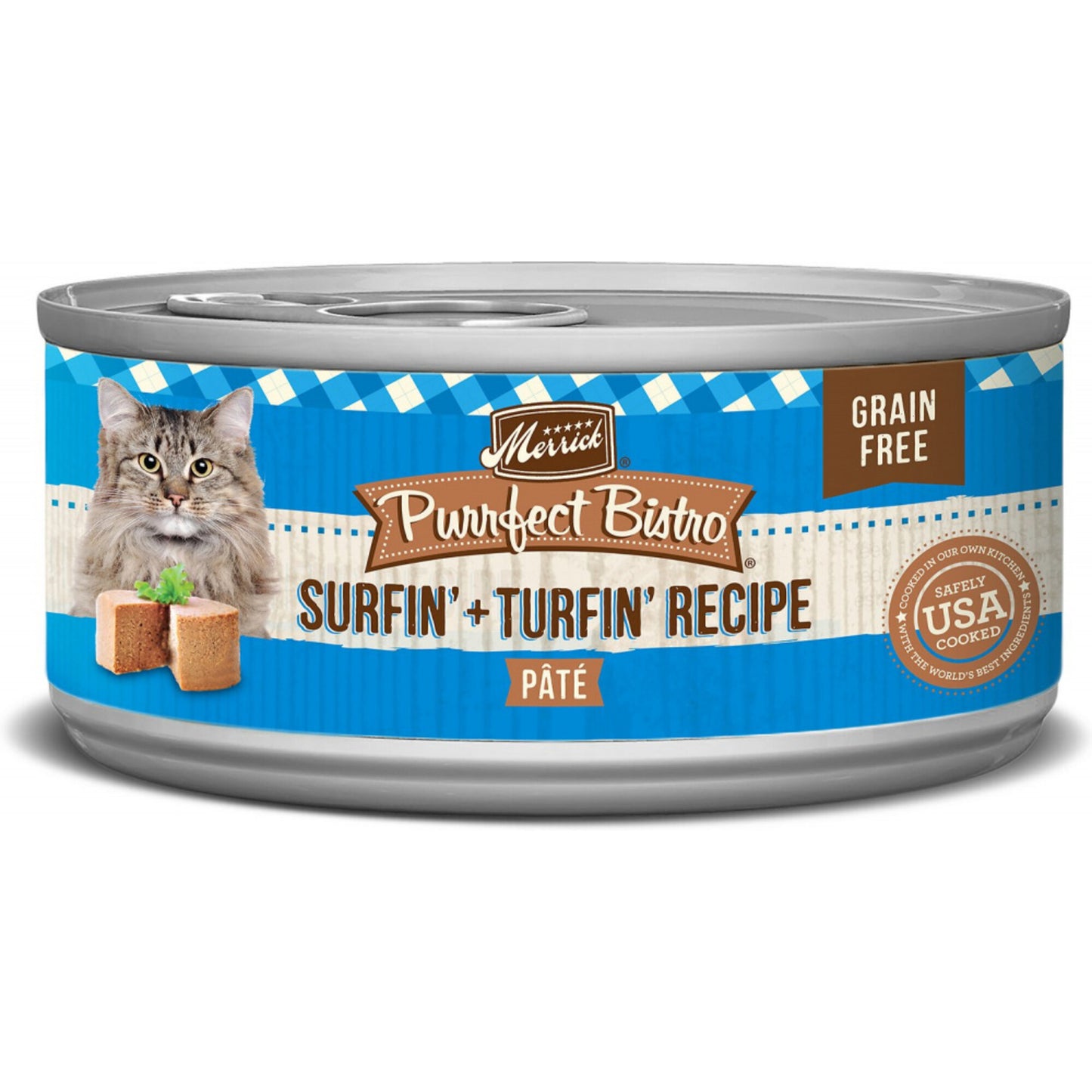 Merrick Purrfect Bistro Surf & Turf Grain Free Canned Food for Cats and Kittens