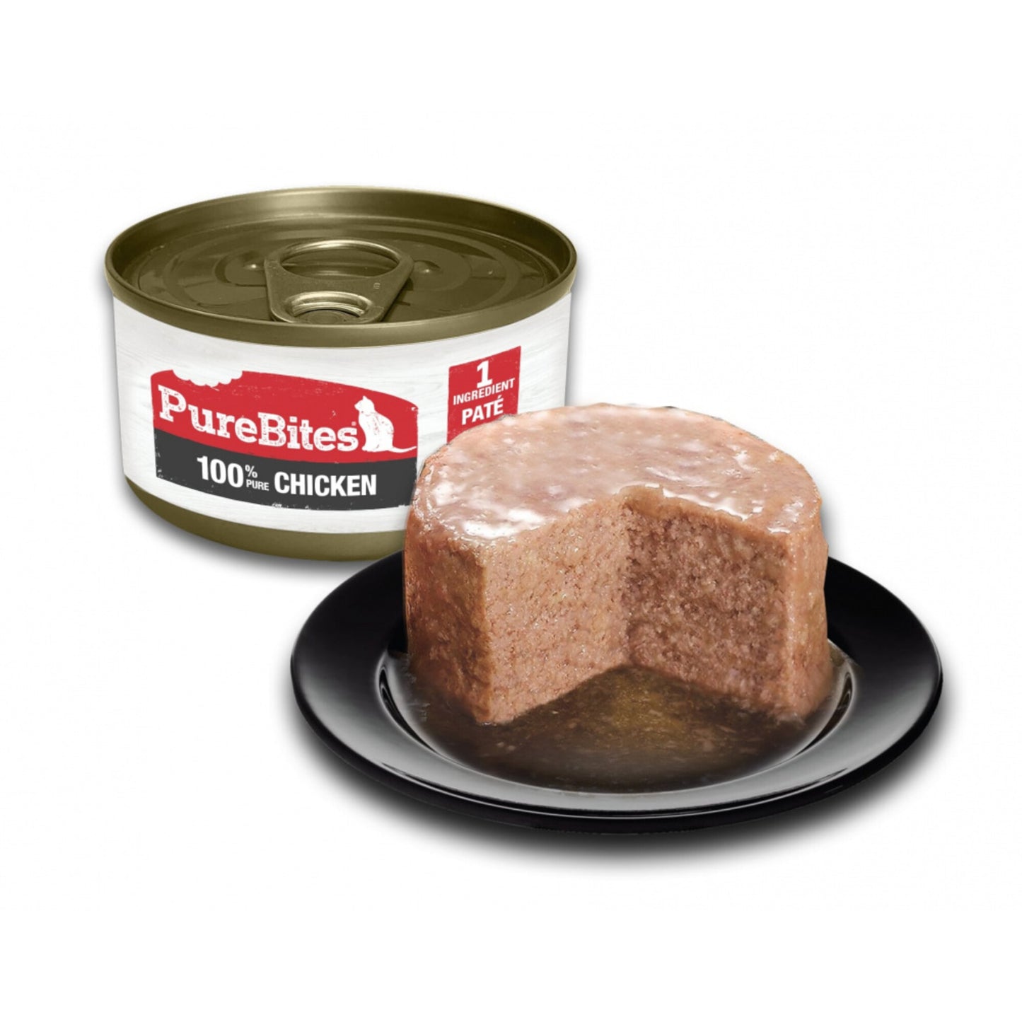 PureBites 100% Pure Chicken Pate Cat Food Topper Treat