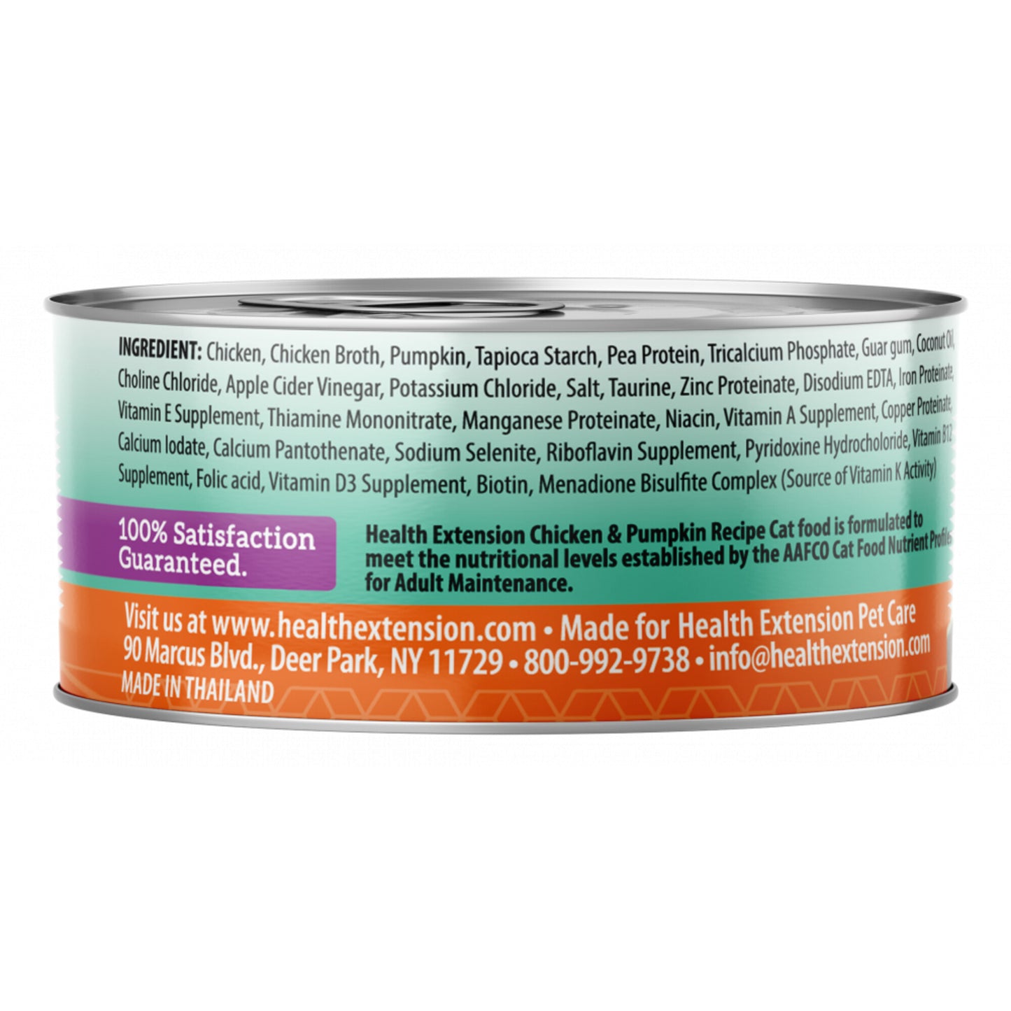 Health Extension Grain Free Chicken and Pumpkin Recipe Canned Cat Food