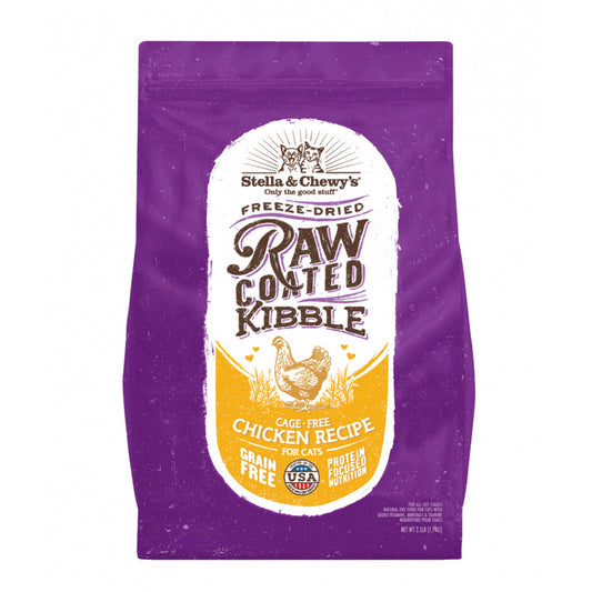 Stella & Chewy's Raw Coated Kibble Cage Free Chicken Recipe Dry Cat Food
