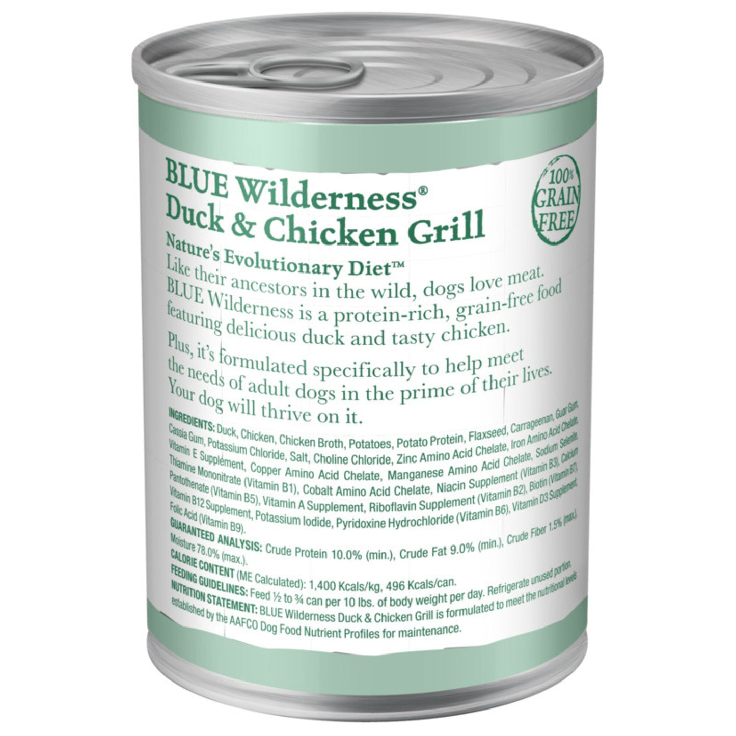 Blue Buffalo Wilderness Grain Free Duck and Chicken Grill Canned Dog Food