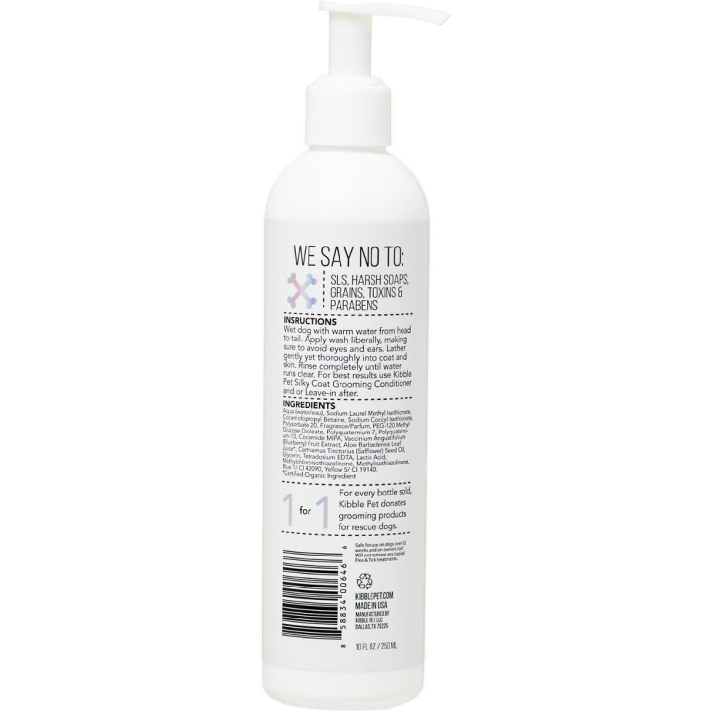Kibble Pet Brightening Silky Wash