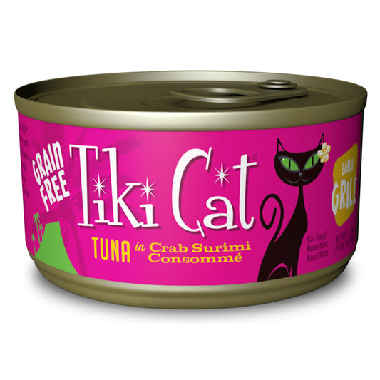 Tiki Cat Lanai Luau Grain Free Tuna In Crab Surimi Consomme Canned Cat Food