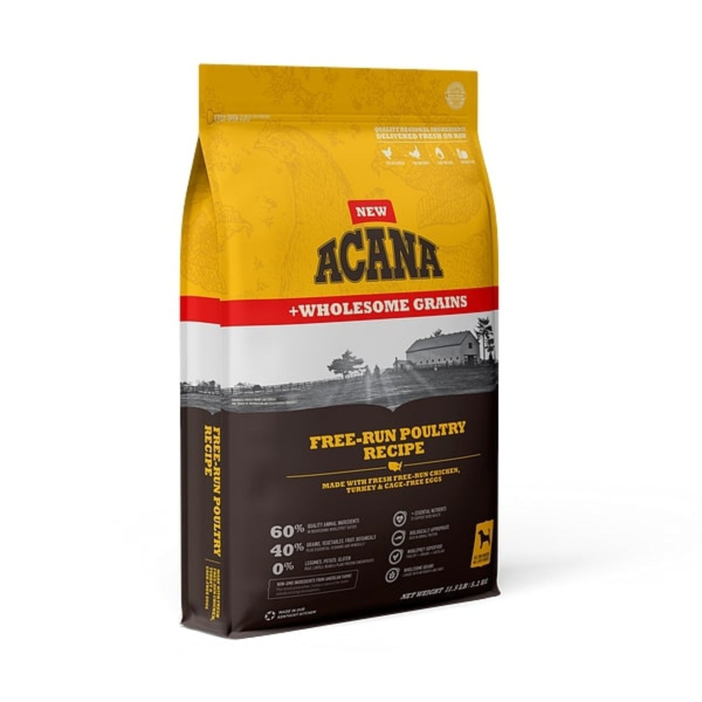 ACANA + Wholesome Grains Free-Run Poultry Recipe Dry Dog Food