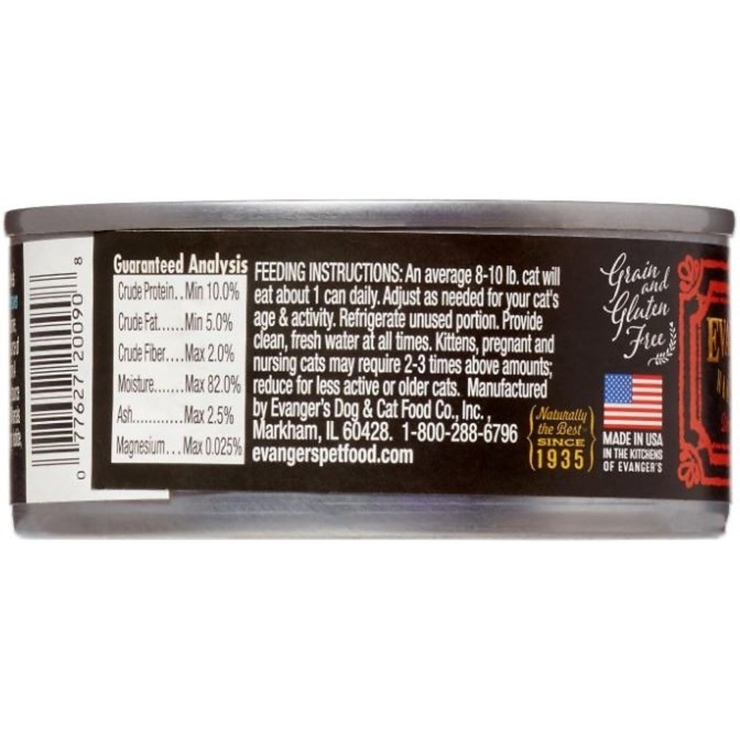 Evangers Beef Tips with Gravy Canned Cat Food