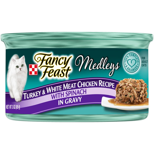 Fancy Feast Medleys Turkey & Chicken Recipe Canned Cat Food