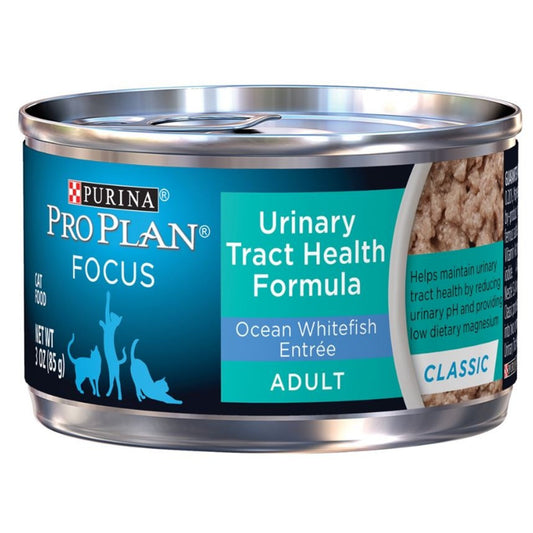 Purina Pro Plan Focus Adult Urinary Tract Health Formula Ocean Whitefish Entree Canned Cat Food