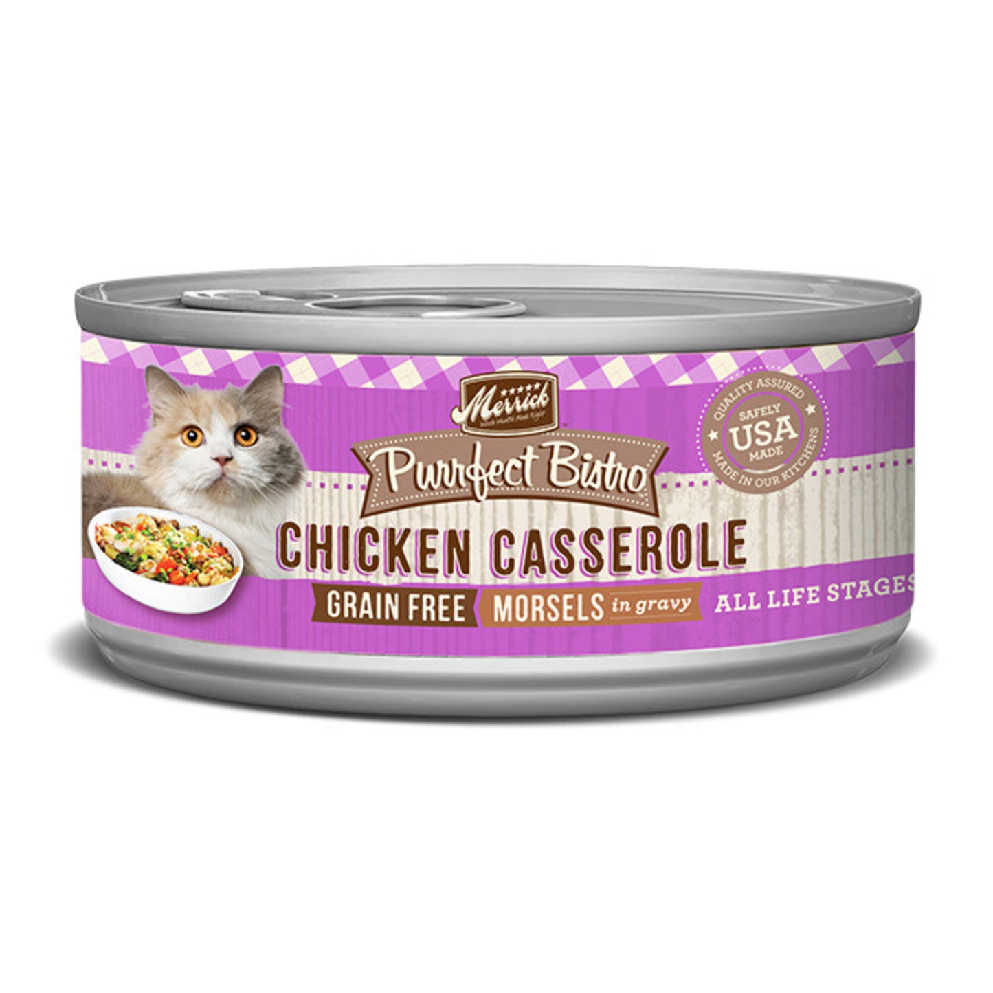 Merrick Purrfect Bistro Chicken Casserole Grain Free Canned Cat Food