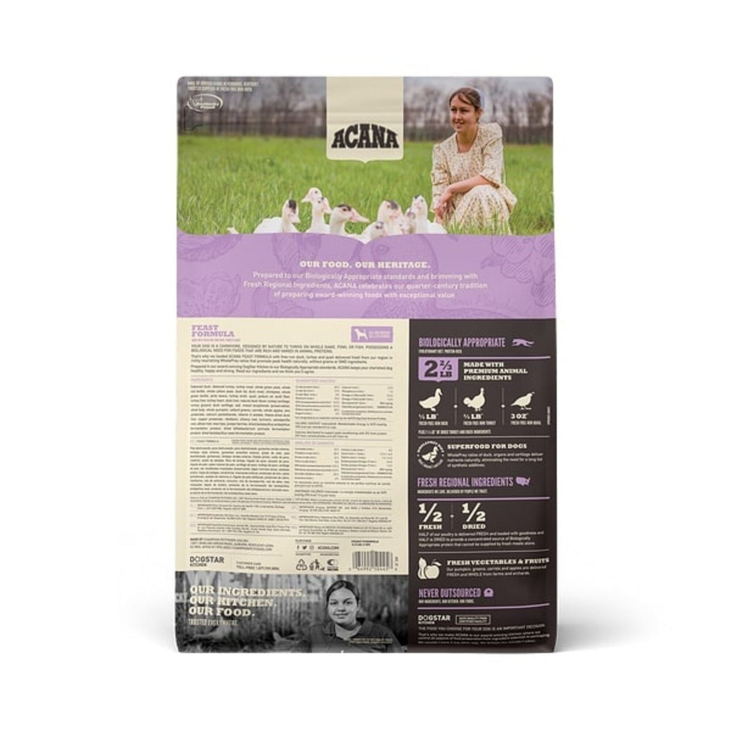 ACANA Feast Formula Grain Free Dry Dog Food