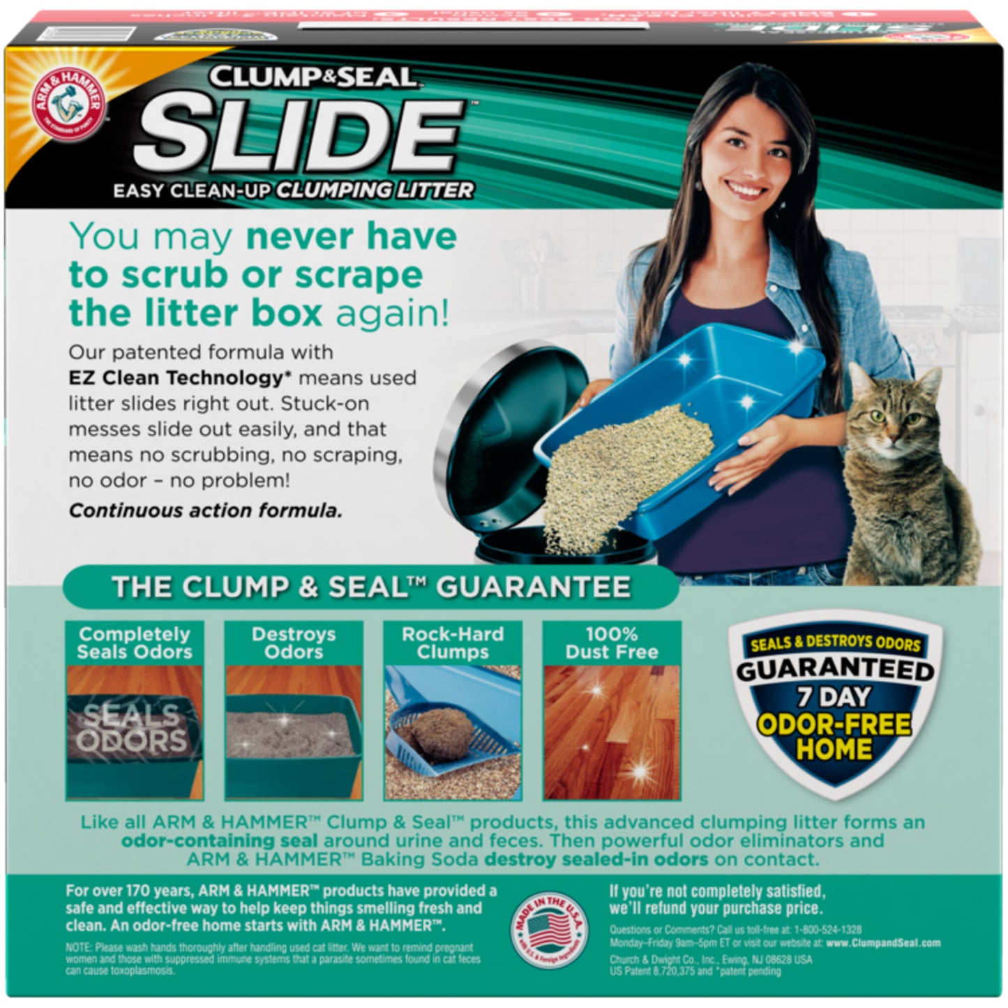 Arm & Hammer Slide Odor Control Easy Clean-Up Clumping Cat Litter