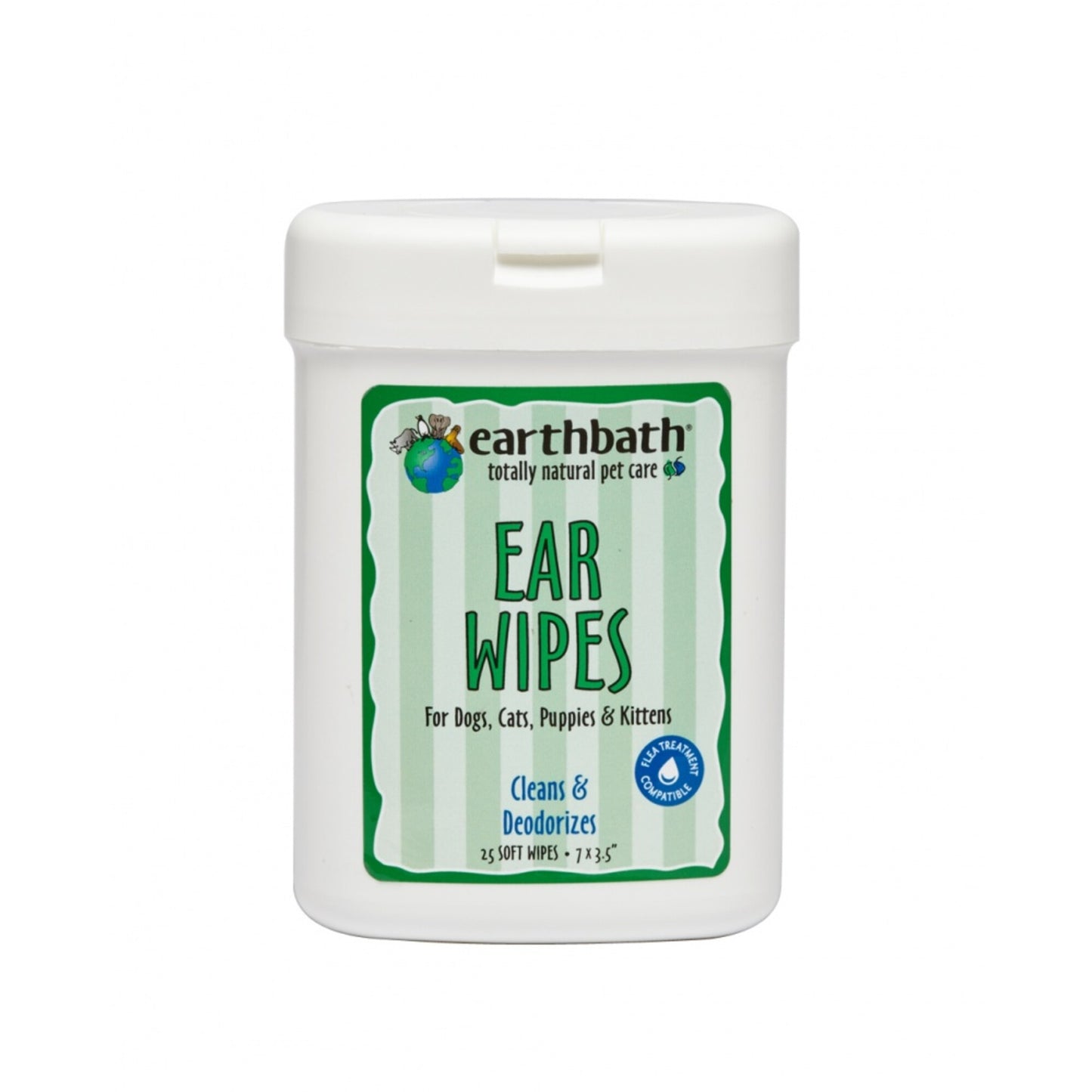 Earthbath Ear Wipes for Dogs and Cats