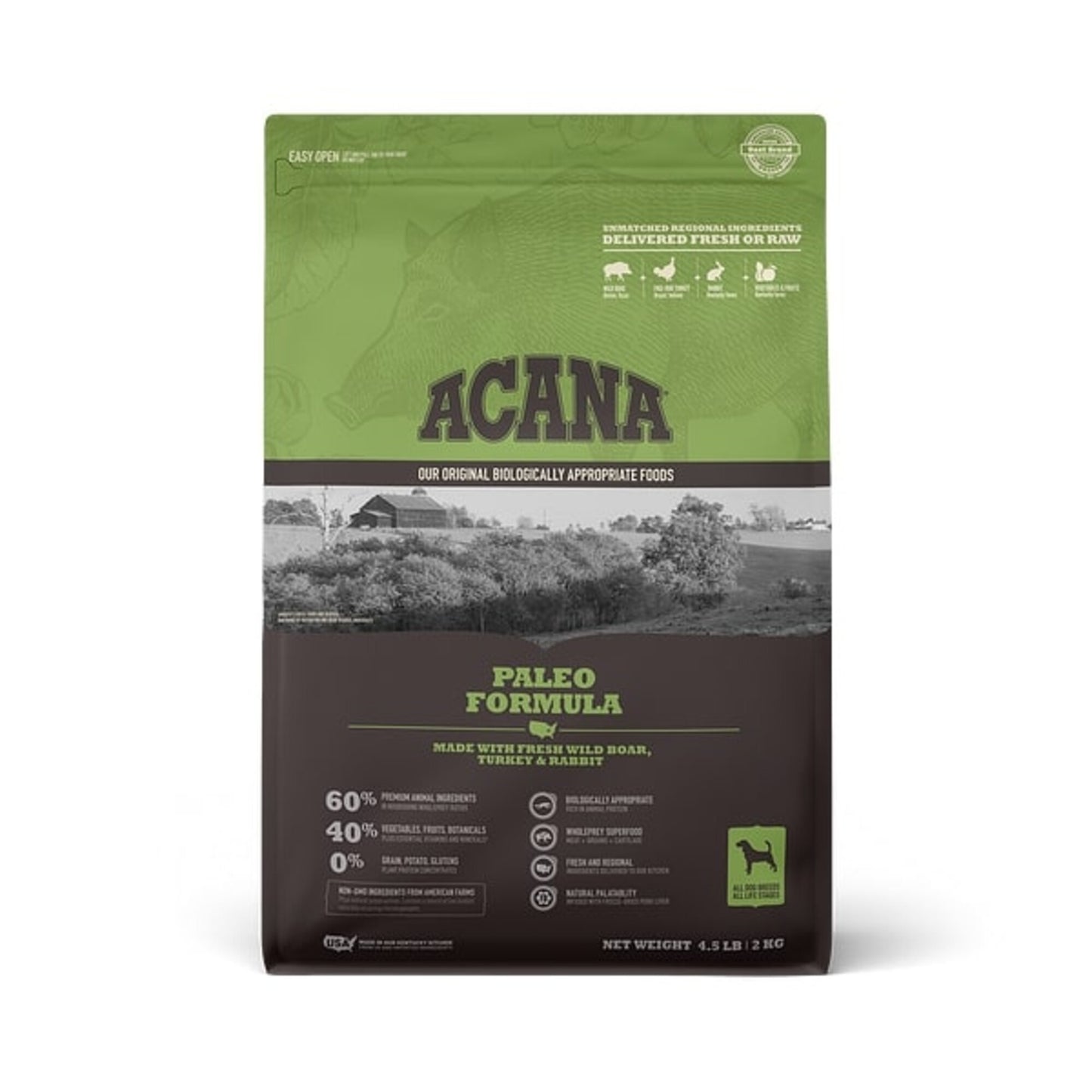 ACANA Paleo Formula Grain Free Dry Dog Food