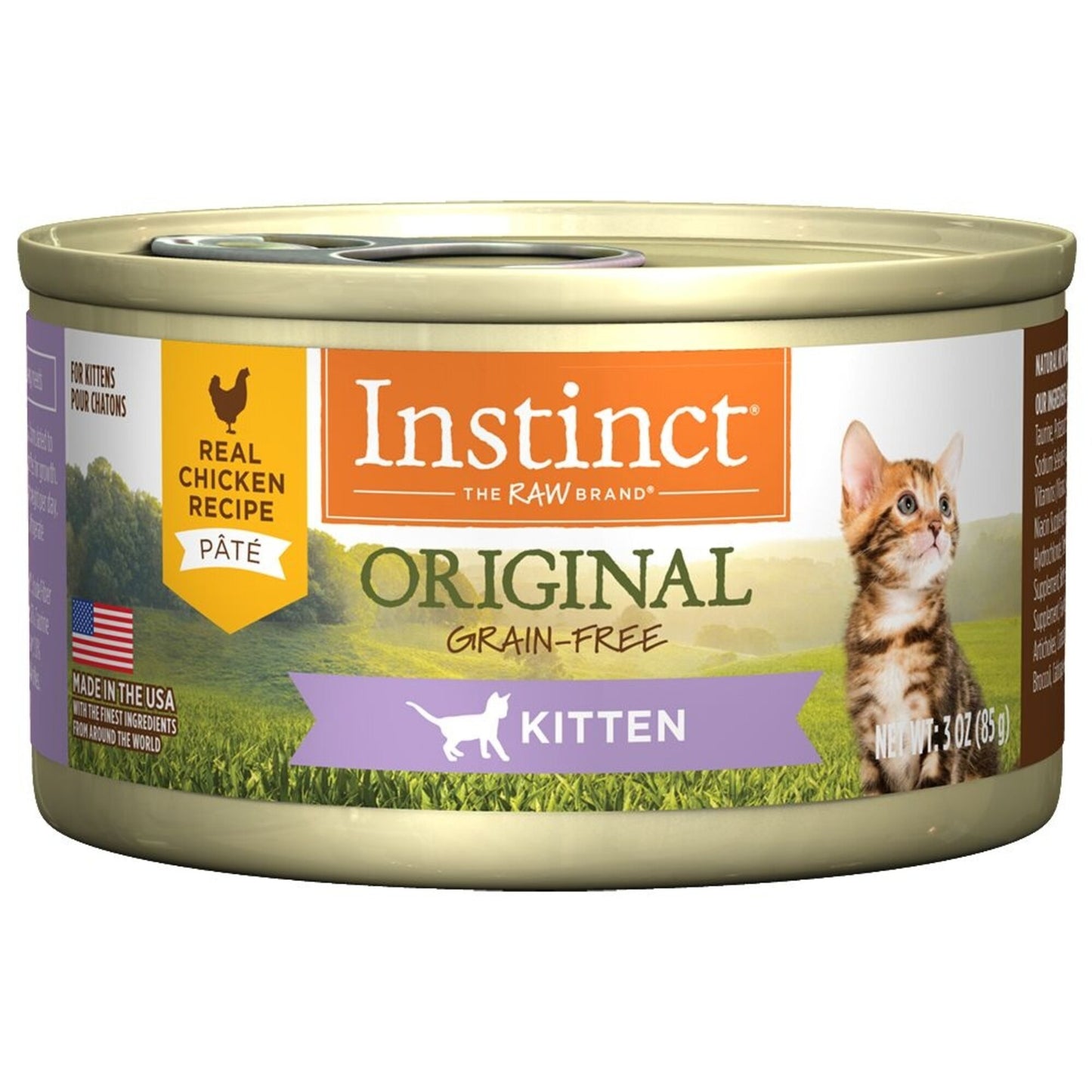 Instinct Kitten Grain Free Chicken Recipe Natural Canned Cat Food