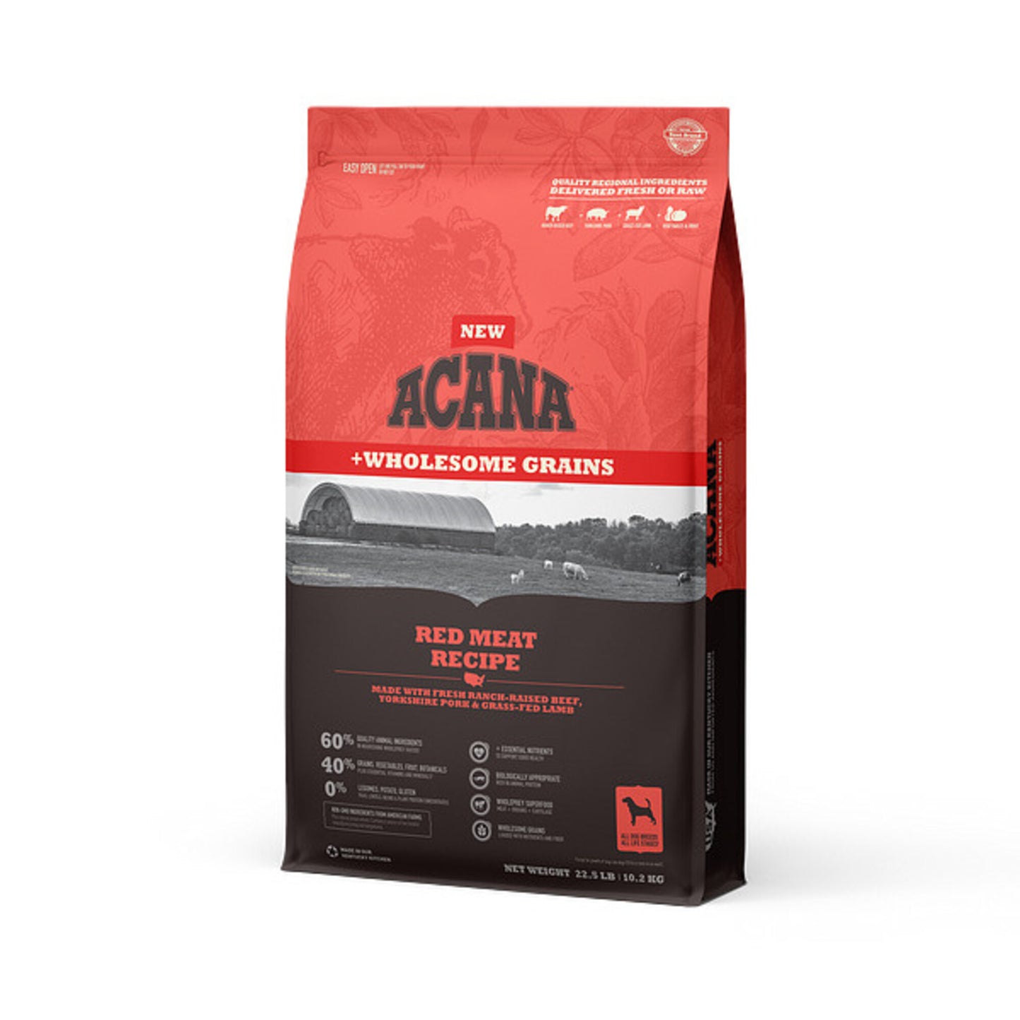 ACANA + Wholesome Grains Red Meat Recipe Dry Dog Food