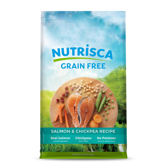 NUTRISCA Grain Free Salmon and Chickpea Dry Dog Food