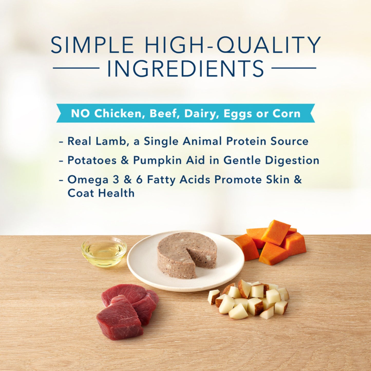 Blue Buffalo Basics Limited Ingredient Diet Grain Free Adult Lamb & Potato Dog Food Cups