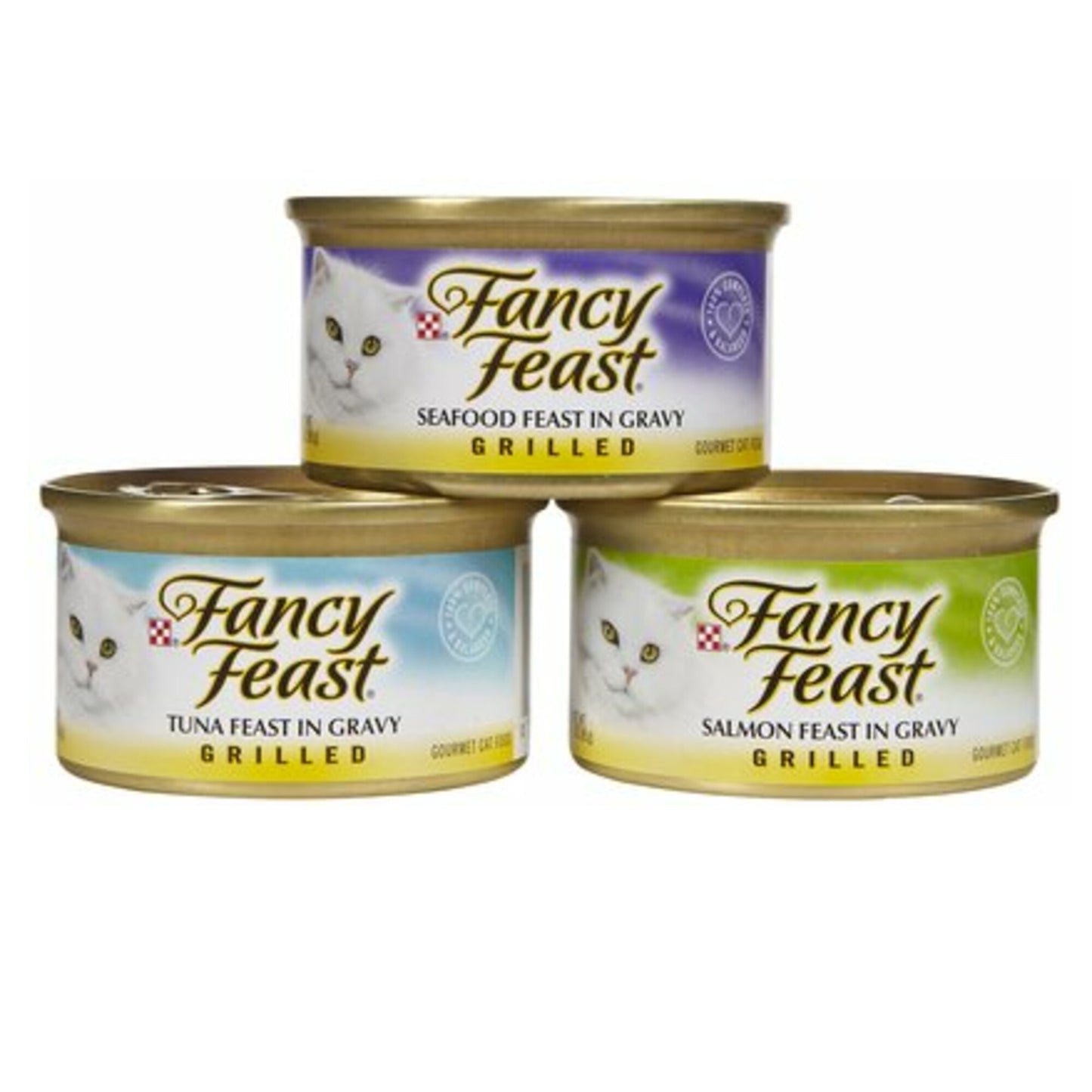 Fancy Feast Grilled Seafood Feast Variety Pack Canned Cat Food