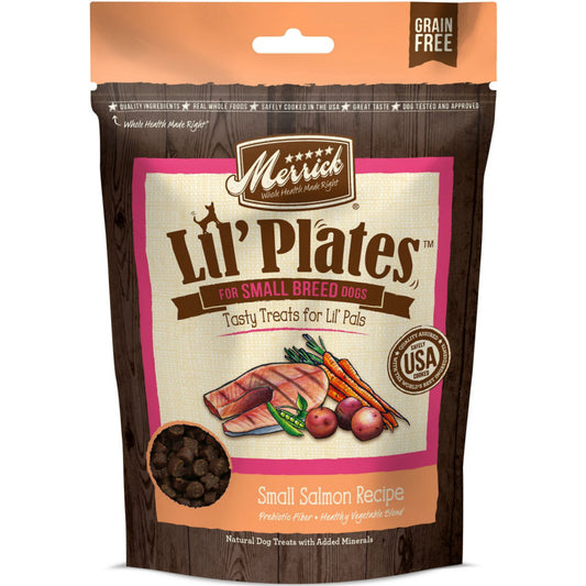 Merrick Lil' Plates Grain Free Small Salmon Dog Treats
