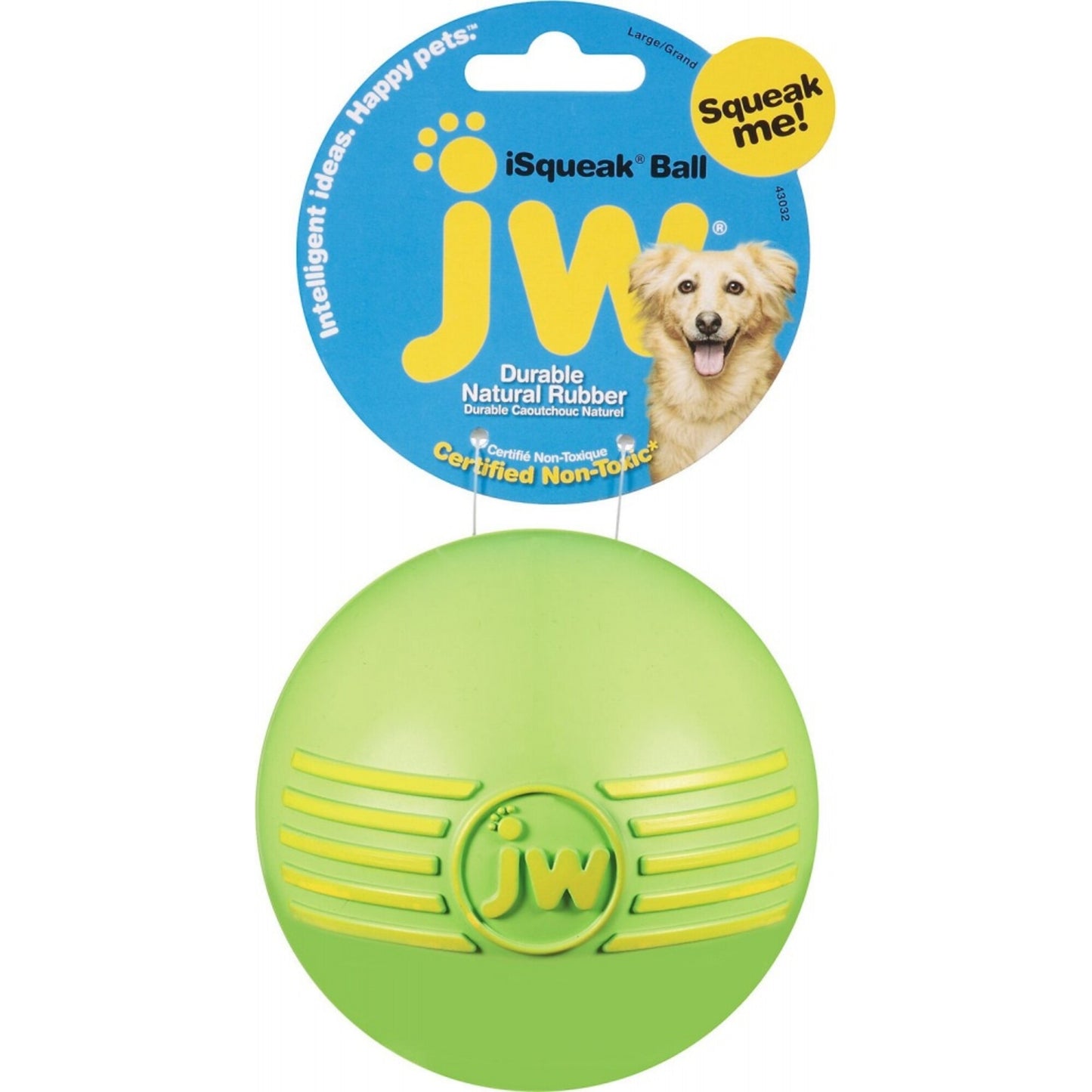 JW Pet iSqueak Ball Dog Toy