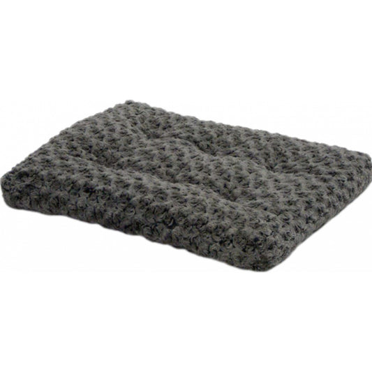MidWest Quiet Time Ombre Swirl Grey Dog and Cat Bed