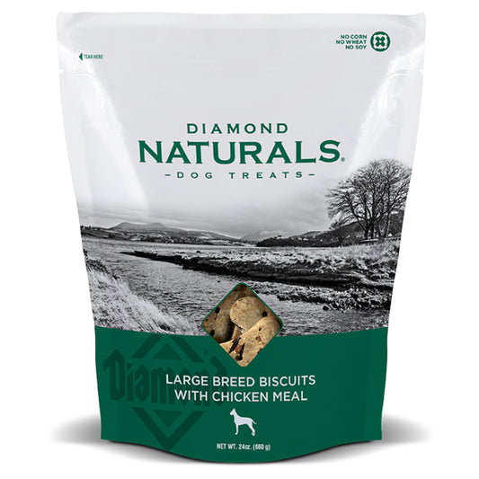 Diamond Naturals Large Breed Biscuits with Chicken Meal Dog Treats