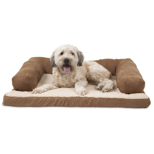 Petmate Aspen Bolster Ortho Pet Bed Assorted Colors