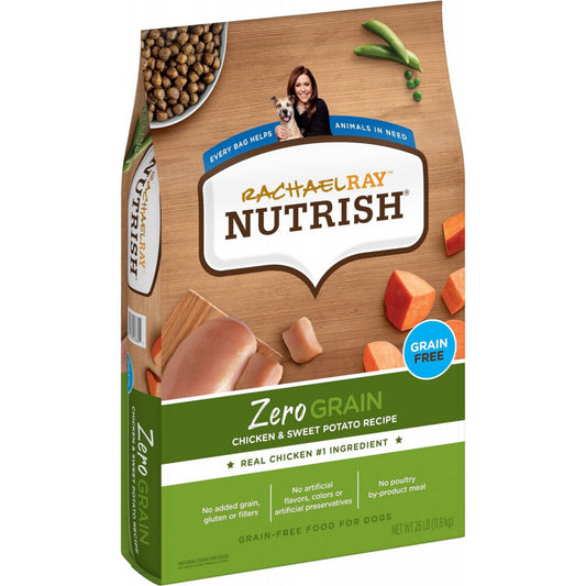 Rachael Ray Nutrish Zero Grain Natural Chicken & Sweet Potato Recipe Dry Dog Food