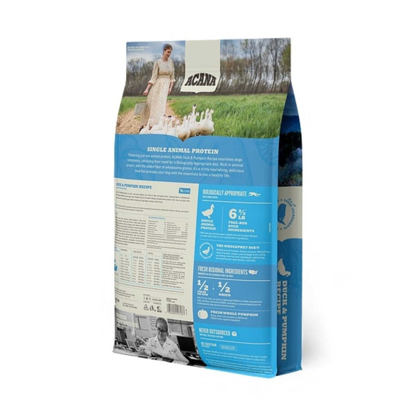 ACANA Singles + Wholesome Grains Limited Ingredient Diet Duck & Pumpkin Recipe Dry Dog Food