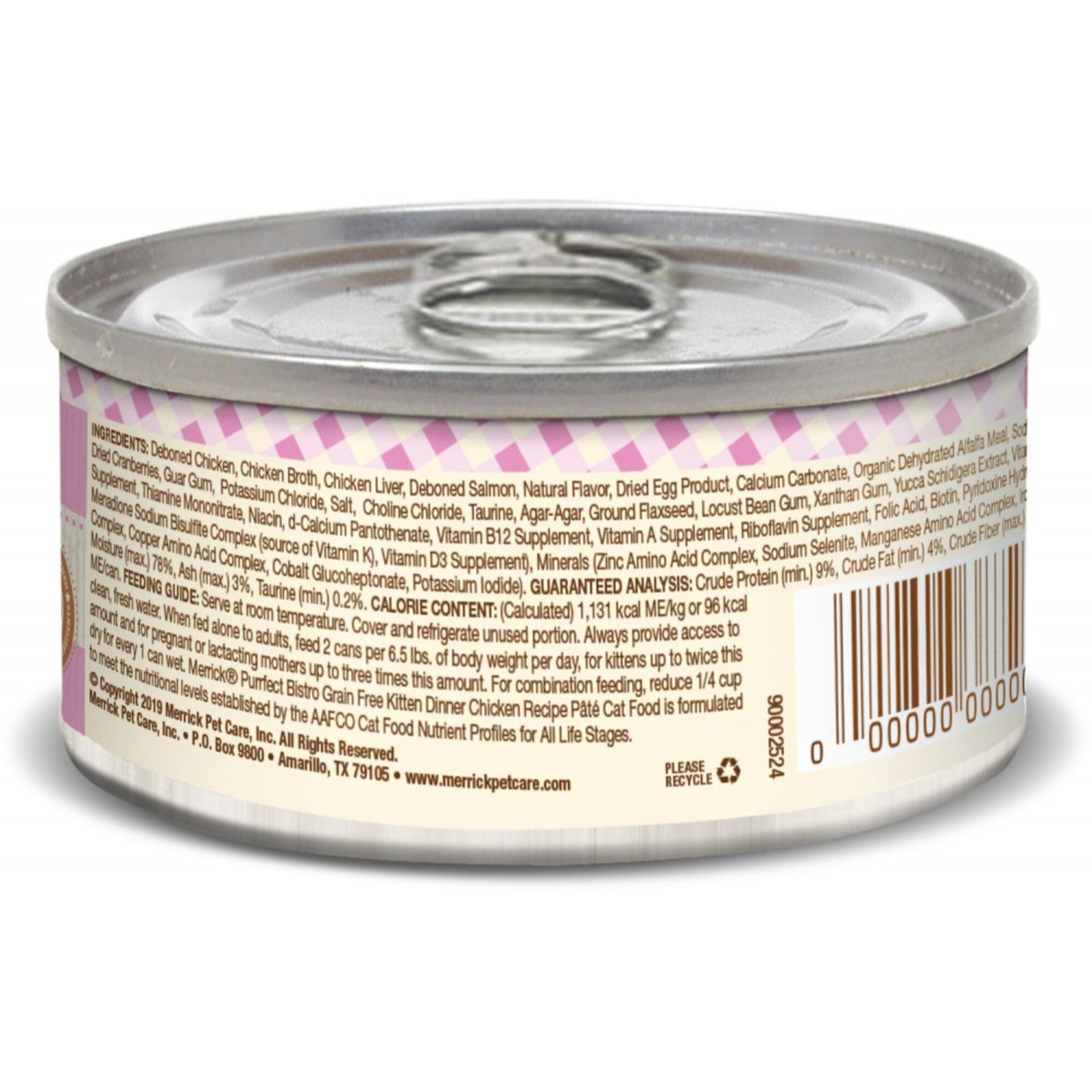 Merrick Purrfect Bistro Grain Free Kitten Dinner Canned Cat Food