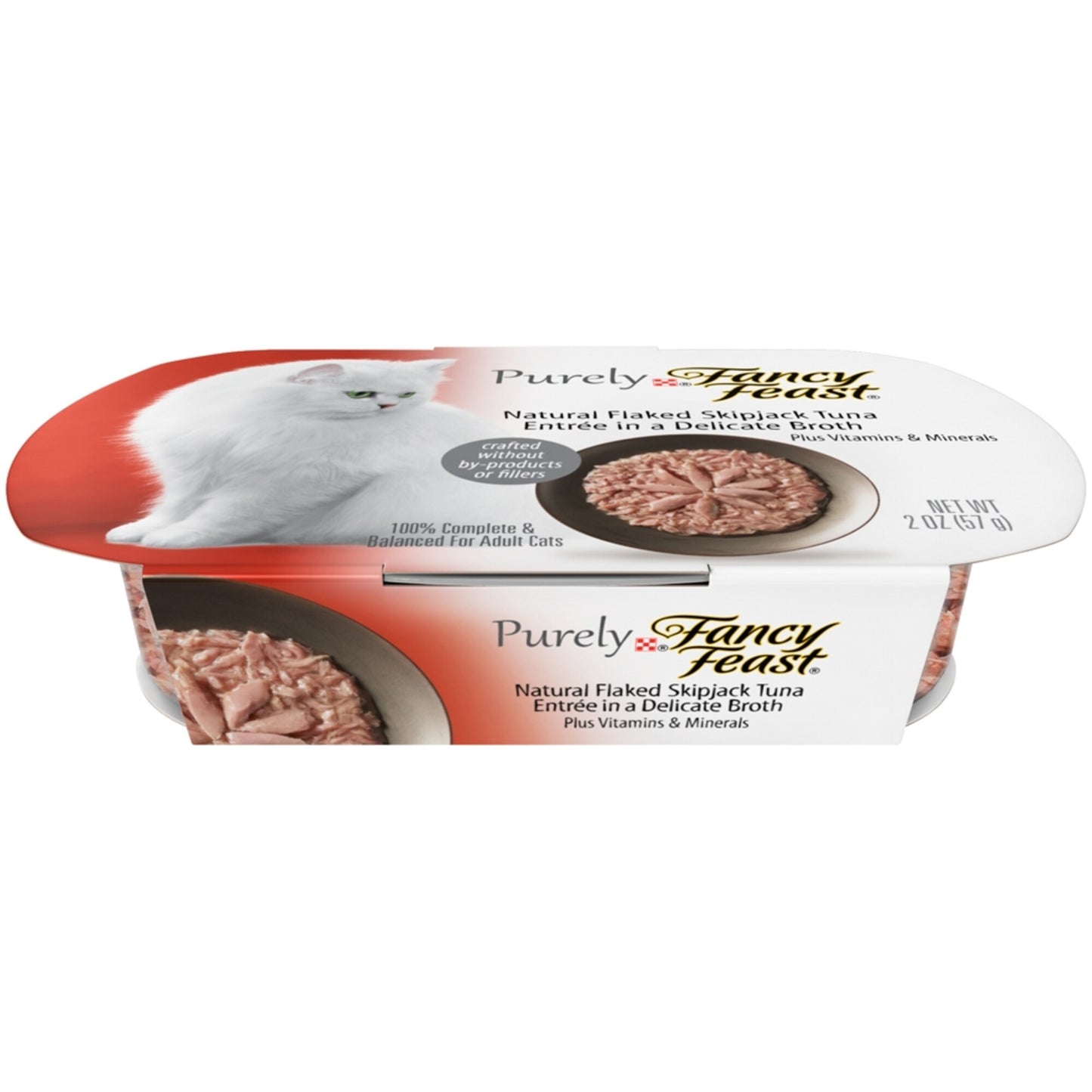 Fancy Feast Purely Natural SkipJack Tuna Entree Cat Food Tray