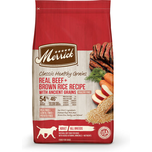 Merrick Classic Beef & Brown Rice Recipe with Ancient Grains Dry Dog Food