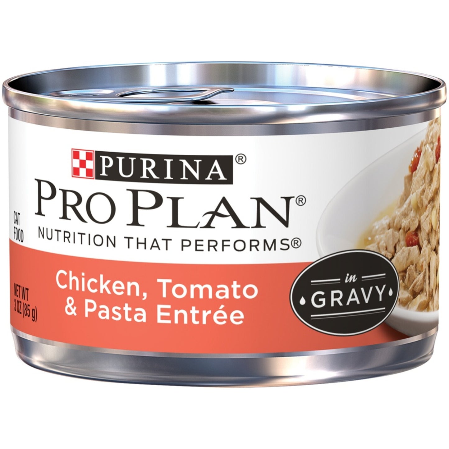 Purina Pro Plan Savor Adult Chicken, Tomato & Pasta Entree in Gravy Canned Cat Food