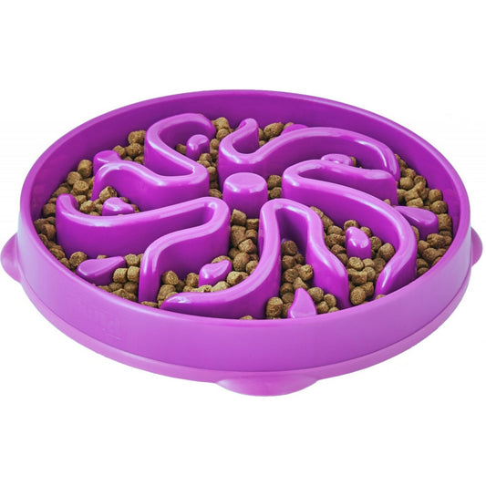 Outward Hound Dog Games Slo Bowl Slow Feeders Flower Design Dog Bowl