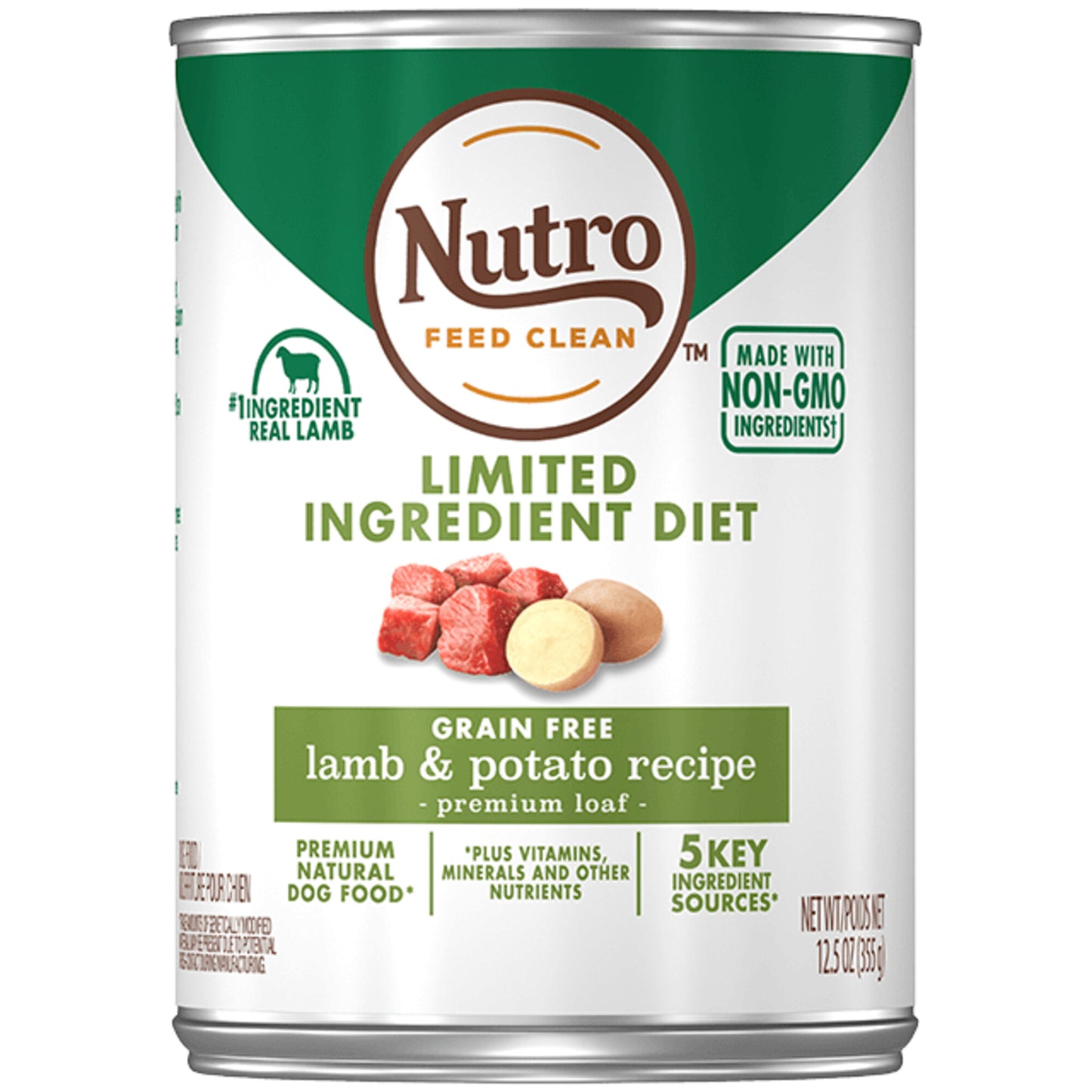 Nutro Limited Ingredient Diet Grain Free Lamb & Potato Pate Canned Dog Food