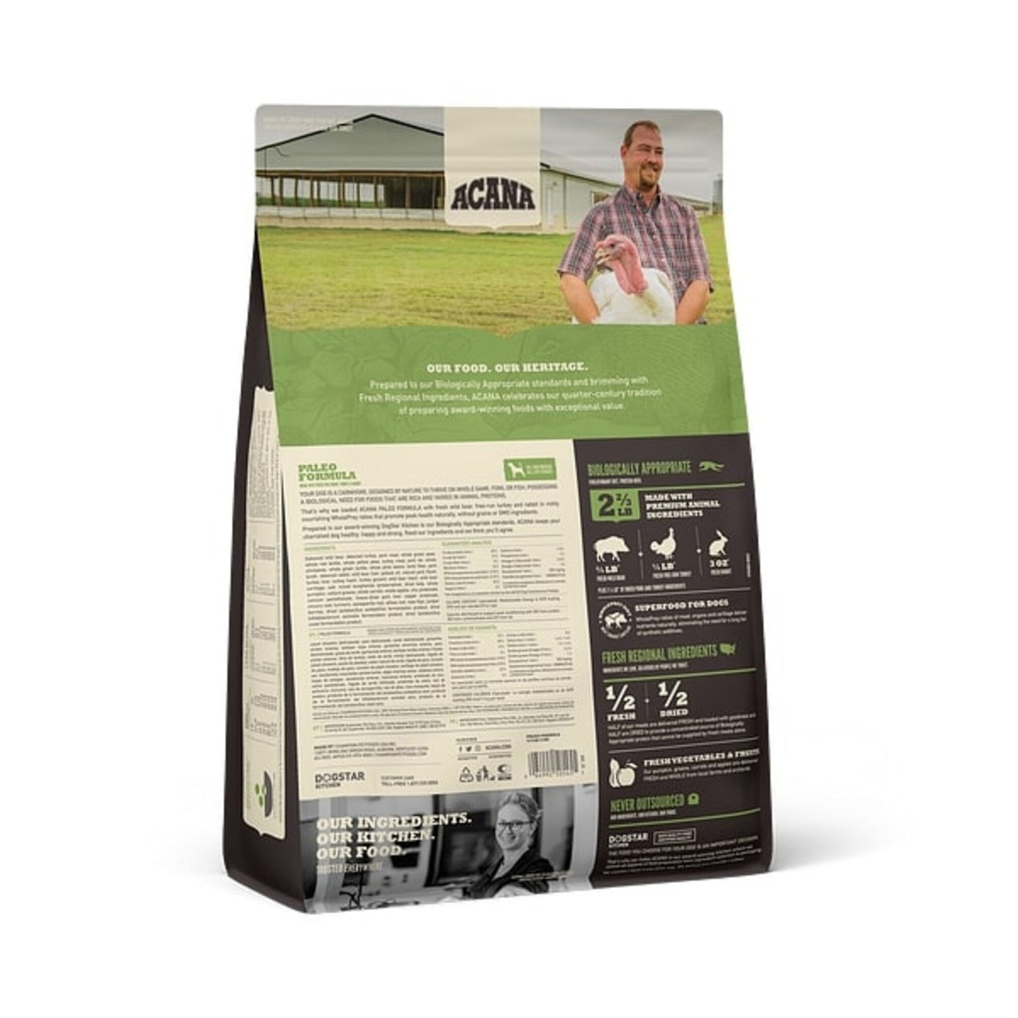 ACANA Paleo Formula Grain Free Dry Dog Food