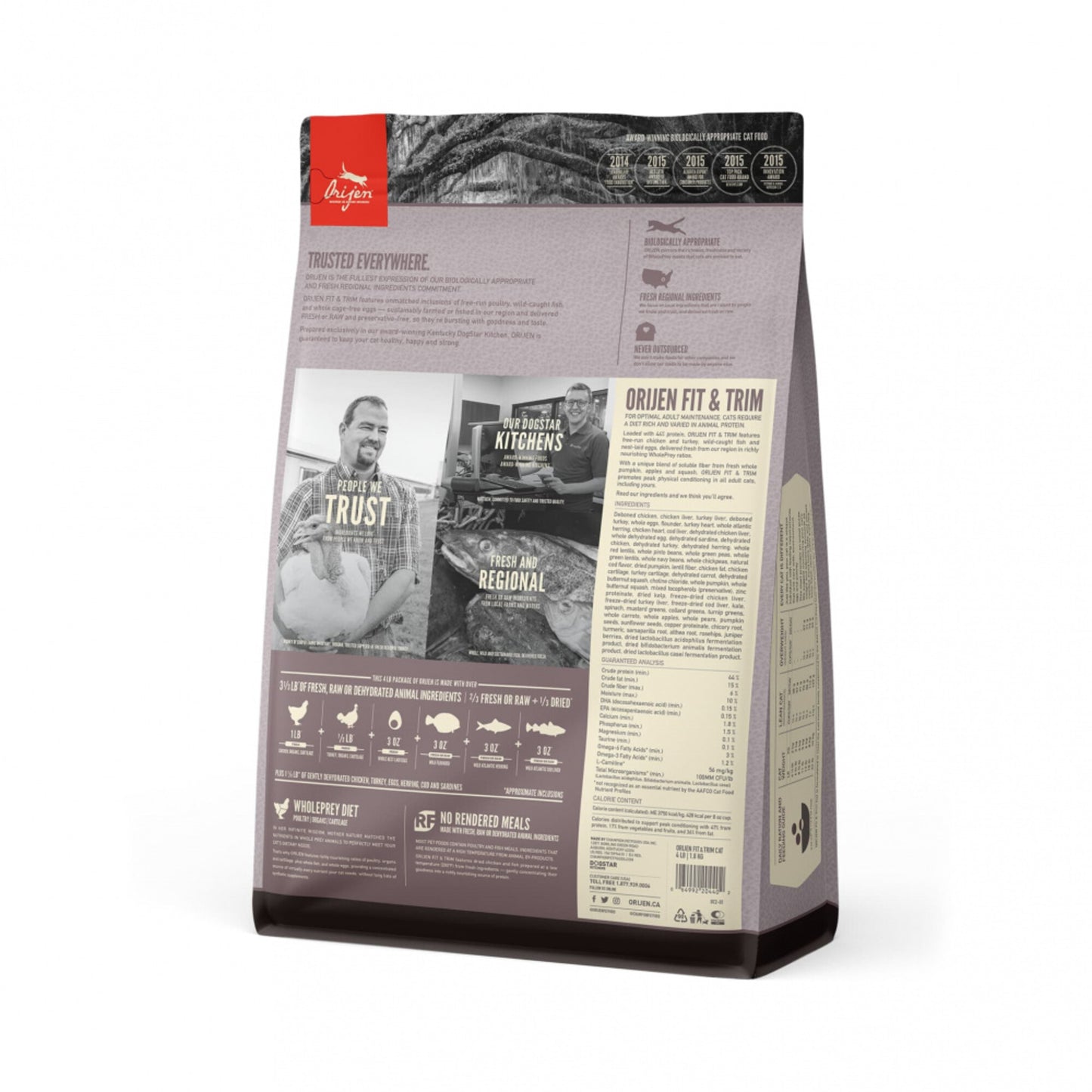 ORIJEN Grain Free Fit & Trim Dry Cat Food