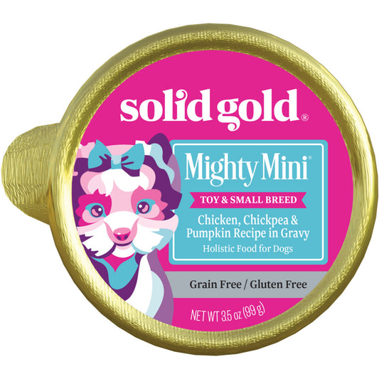 Solid Gold Grain Free Mighty Mini Small Breed with Chicken Dog Food Tray