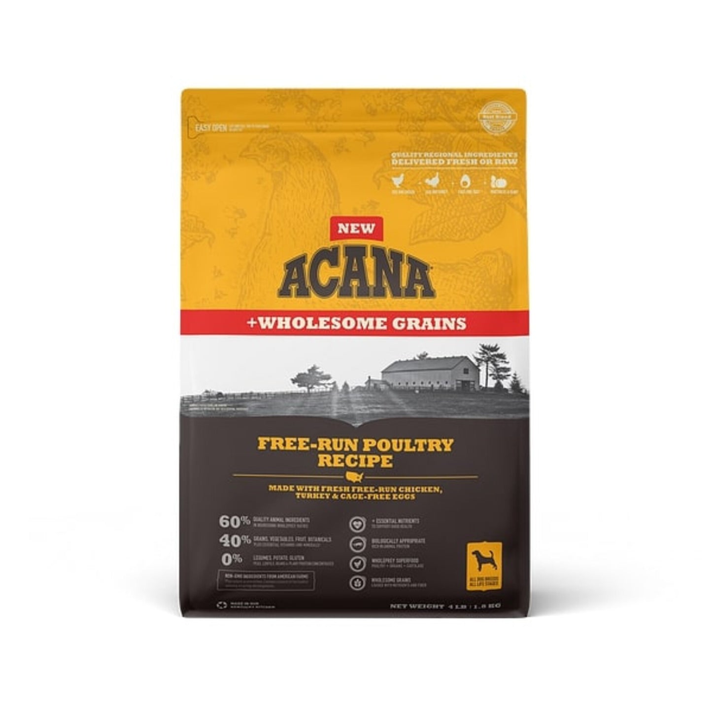 ACANA + Wholesome Grains Free-Run Poultry Recipe Dry Dog Food