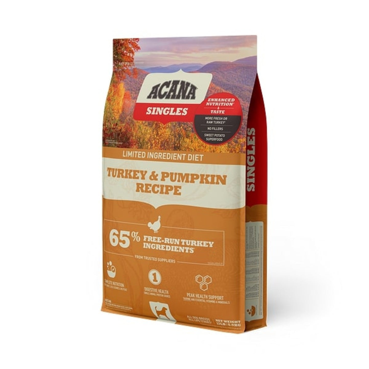 ACANA Singles Turkey & Pumpkin Recipe Grain Free Dry Dog Food
