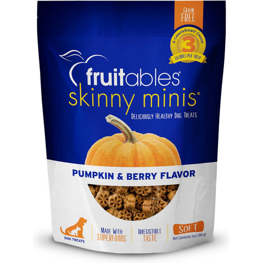 Fruitables Skinny Mini Pumpkin & Blueberry Dog Treats