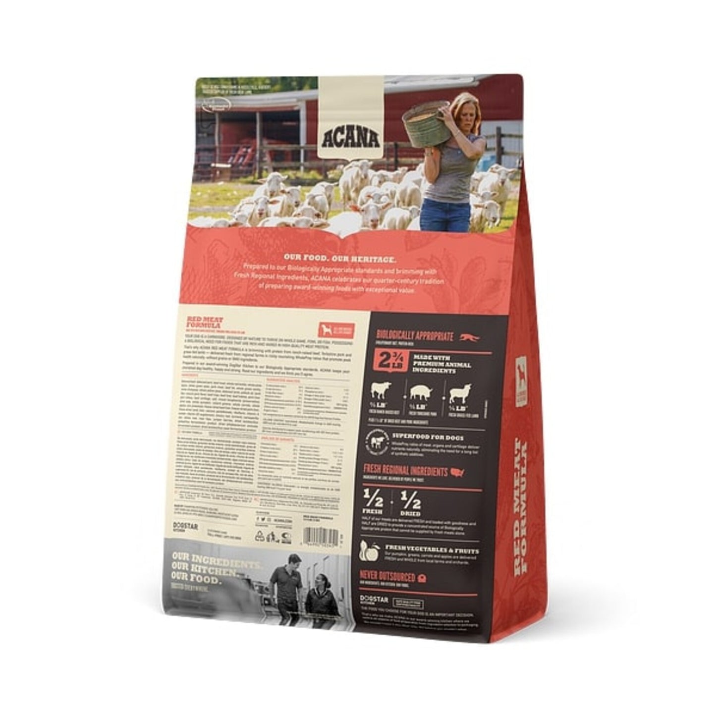 ACANA Red Meat Formula Grain Free Dry Dog Food