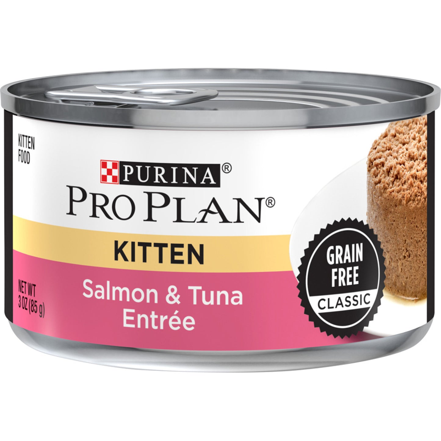 Purina Pro Plan Grain-Free Pate Chicken Entree Pull-Top Can Wet Kitten Food