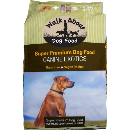 Walk About Grain Free Canine Exotics Vegan Recipe Dry Dog Food
